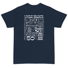 Load image into Gallery viewer, Uncle Waldo's The One & Only WITH DRINK SPECIALS Men's Short Sleeve T-Shirt - Gildan 2000