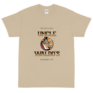 Uncle Waldo's The One & Only WITH DRINK SPECIALS Men's Short Sleeve T-Shirt - Gildan 2000