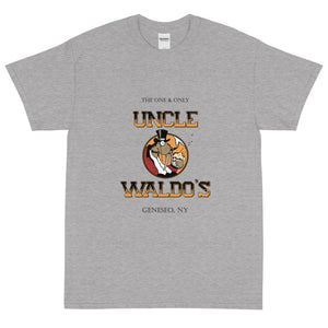 Uncle Waldo's The One & Only WITH DRINK SPECIALS Men's Short Sleeve T-Shirt - Gildan 2000